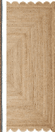 Hart Scalloped Jute Rug